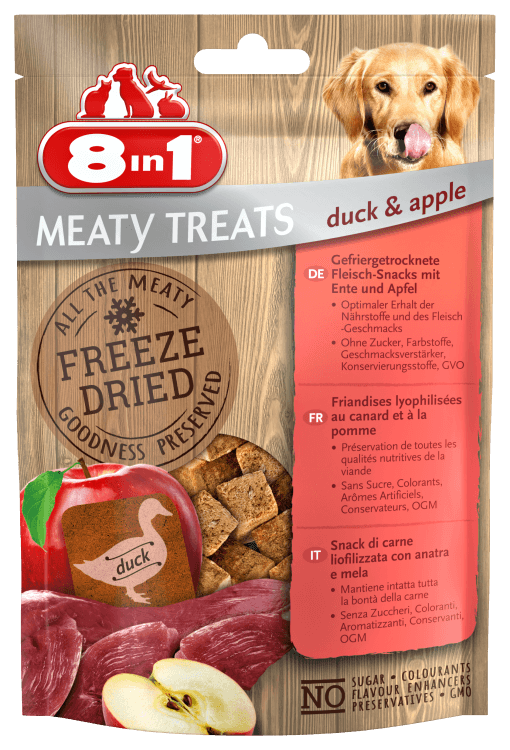 8in1 Meaty Treats Freeze Dried Duck & Apple 50 g.png