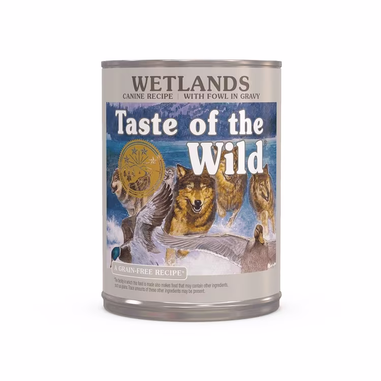 Taste of the Wild Wetlands Canine Formula Fowl in Gravy.avif