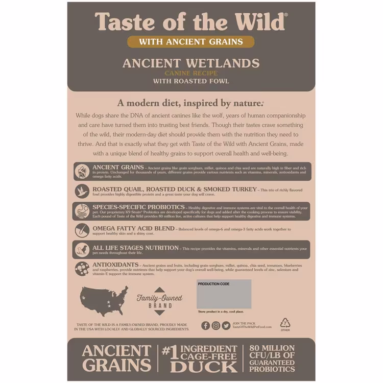 Taste of the Wild Ancient Wetlands Canine Recipe Roasted Fowl1.avif