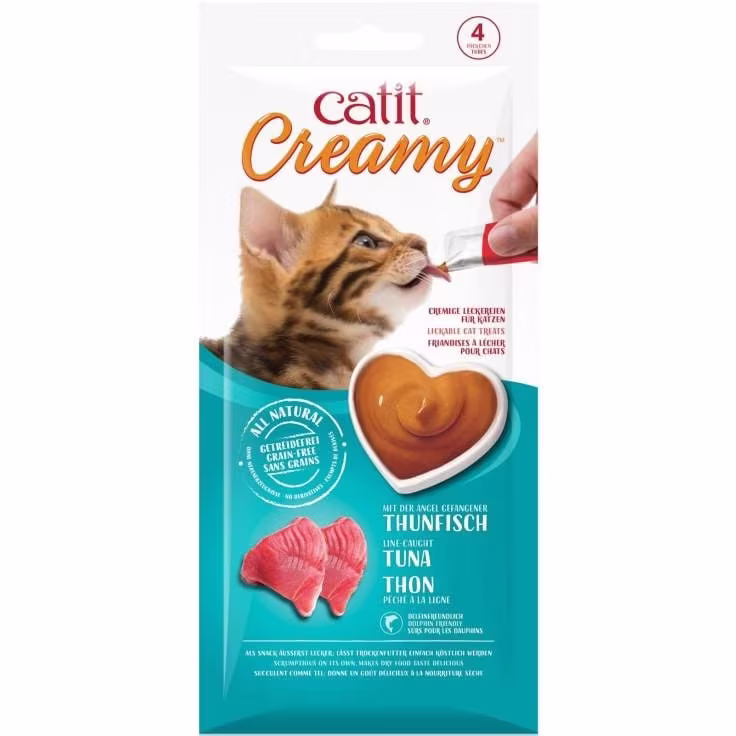 Catit Creamy Tuna Lickable Cat Treats 4 x 10g.avif