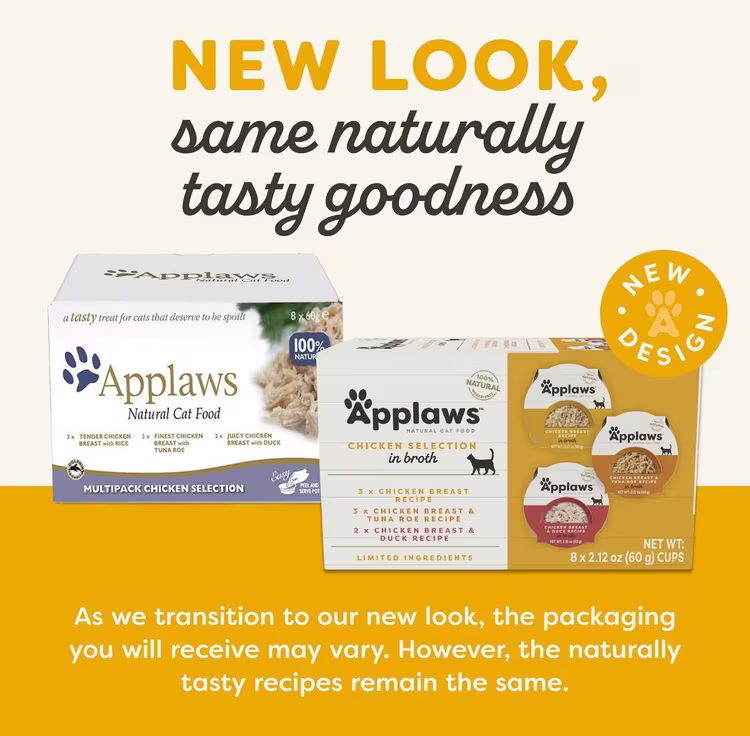 Applaws Chicken Selection in Broth Adult Wet Cat Food 8 x 60g Pot1.avif