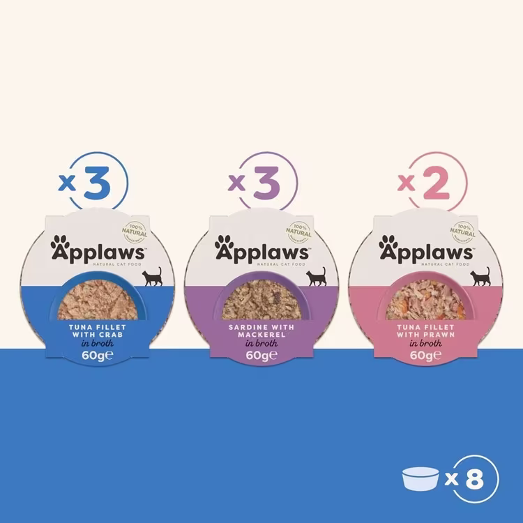 Applaws Fish Selection in Broth Adult Wet Cat Food 8 x 60g Pot1.avif