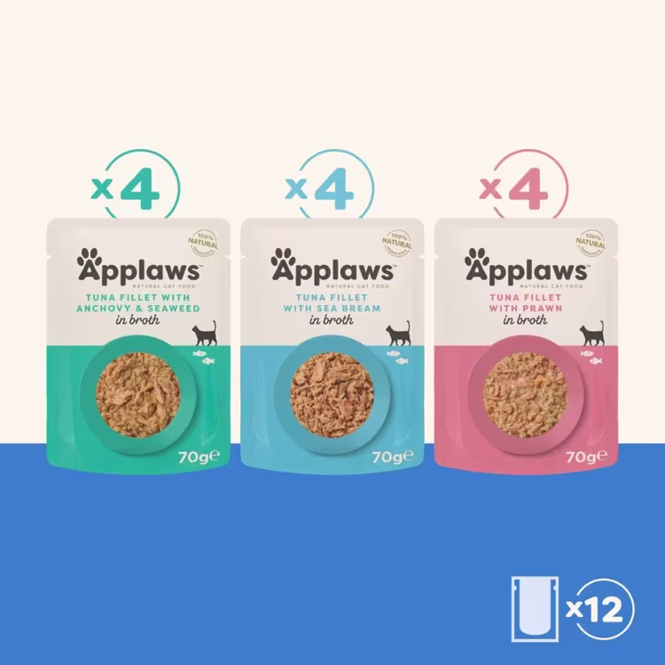Applaws Fish Multipack Adult Wet Cat Food 12 x 70g Pouch1.avif