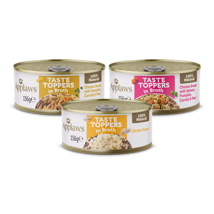 Applaws Taste Topper in Broth Chicken Selection Wet Dog Food 8 x 156g Tins1.avif