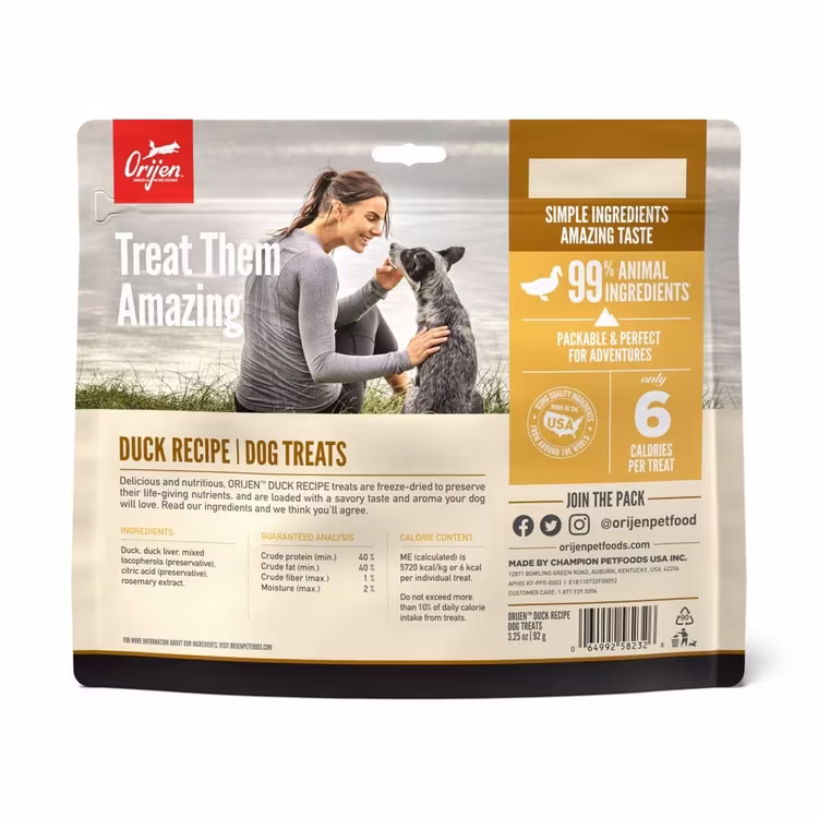Orijen Duck Recipe Freeze-Dried Dog Treats1.avif