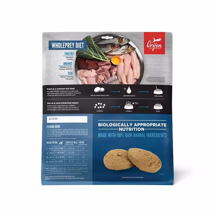 Orijen Medallion Original Freeze-Dried Dog Food1.avif