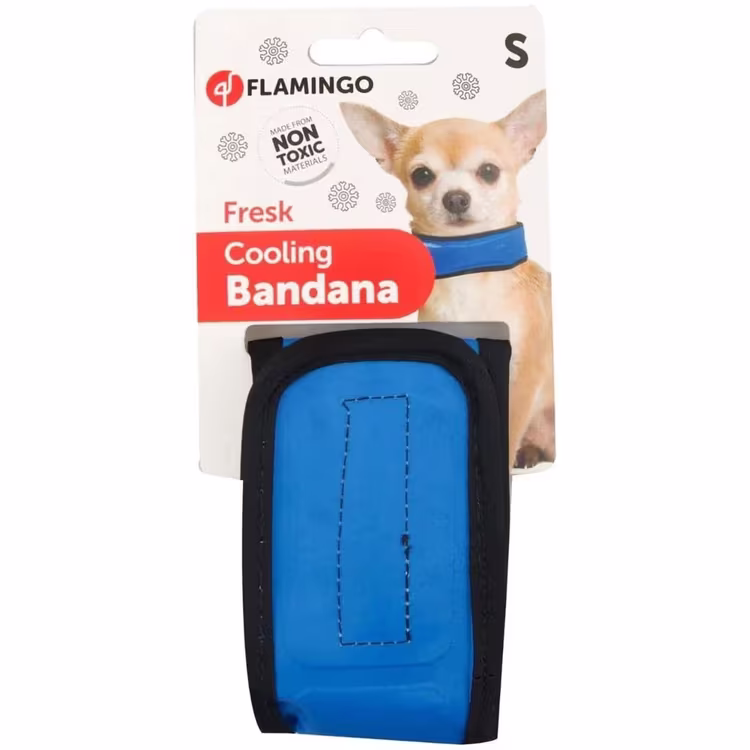 Flamingo Dog Cooling Bandana1.avif
