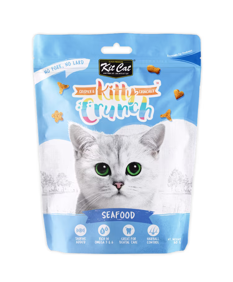 Kit Cat KittyCrunch Seafood Flavor Cat Treats 60g.avif