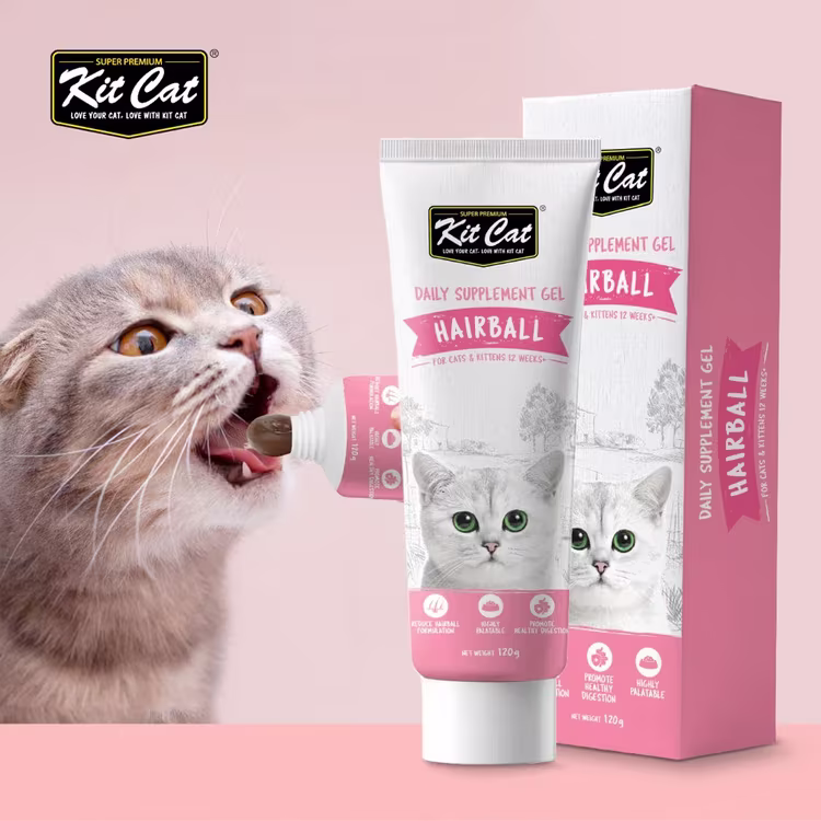 Kit Cat Daily Supplement Gel Hairball Cat & Kitten 120g1.avif