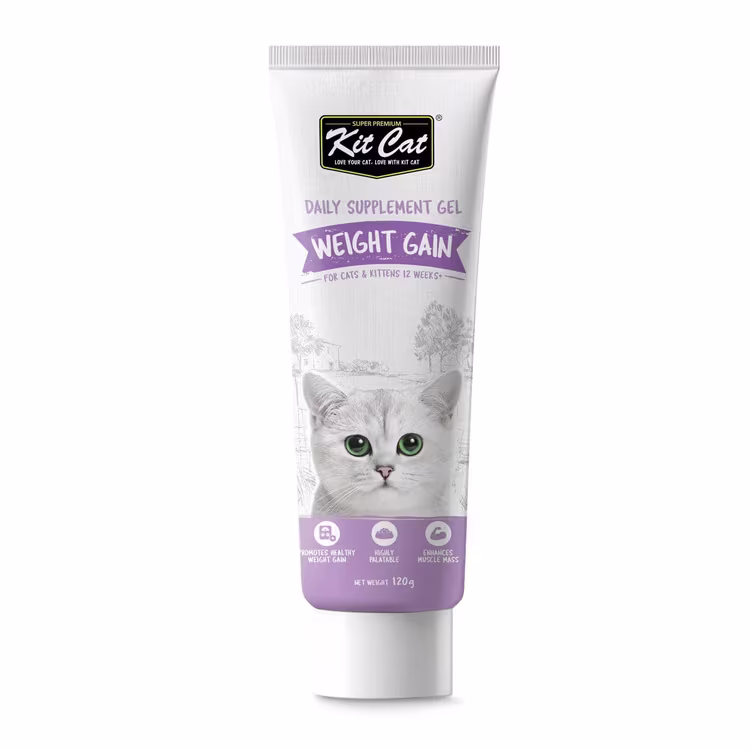 Kit Cat Daily Supplement Gel Weight Gain Cat & Kitten 120g.avif