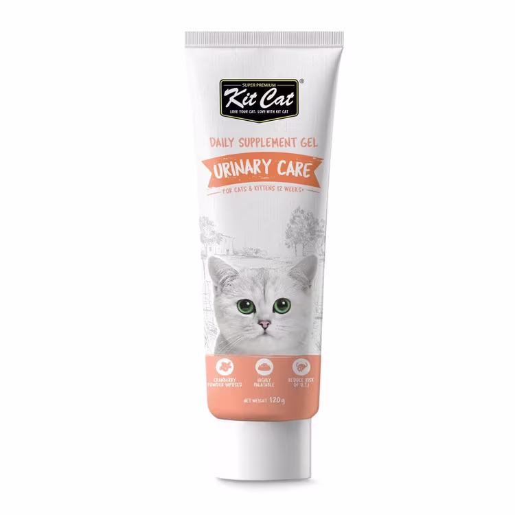 Kit Cat Daily Supplement Gel Urinary Care Cat & Kitten 120g.avif