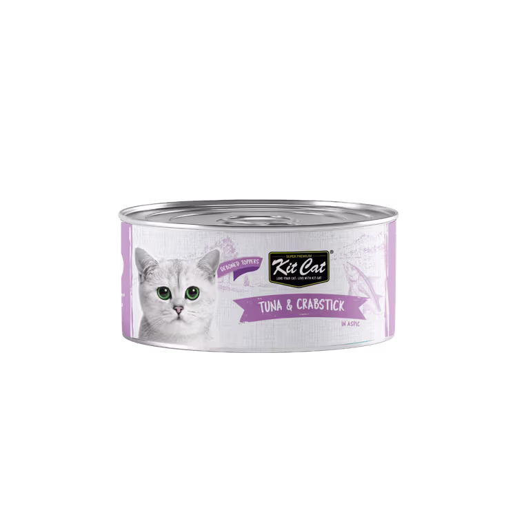 Kit Cat Deboned Toppers Tuna & Crabstick Aspic Wet Cat Food 80g.avif