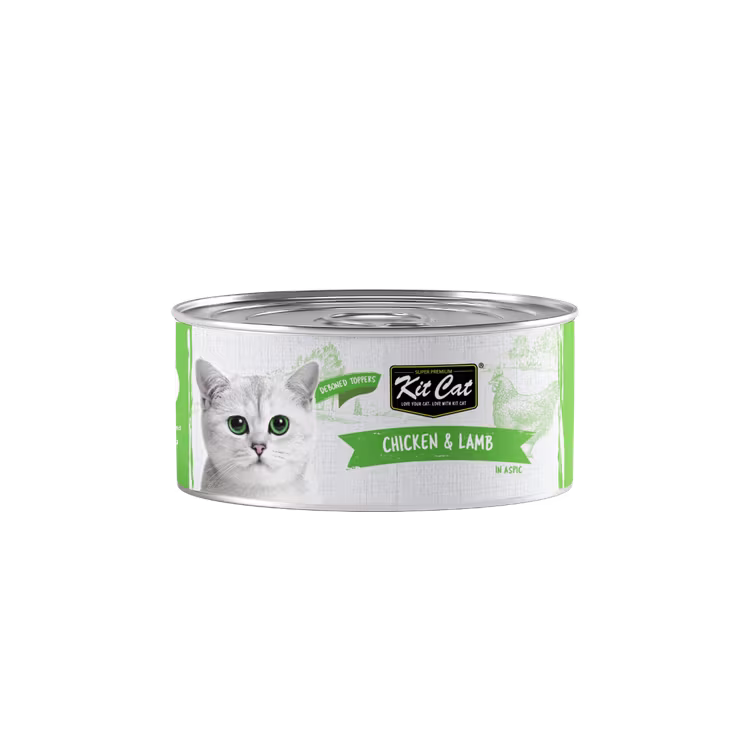 Kit Cat Deboned Chicken & Lamb Aspic Wet Cat Food 80g.avif