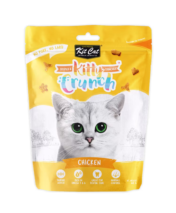Kit Cat KittyCrunch Chicken Flavor Cat Treats 60g.avif