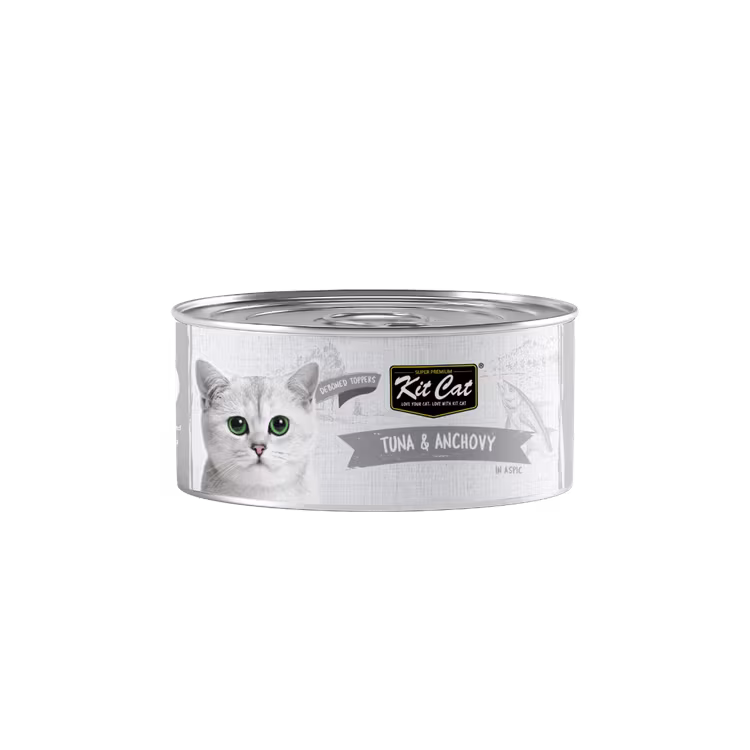 Kit Cat Deboned Tuna & Anchovy Toppers Wet Cat Food 80g.avif