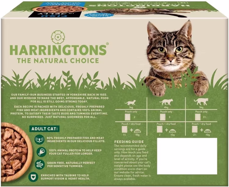 Harringtons Fish in Jelly Wet Cat Food Multipack1.avif