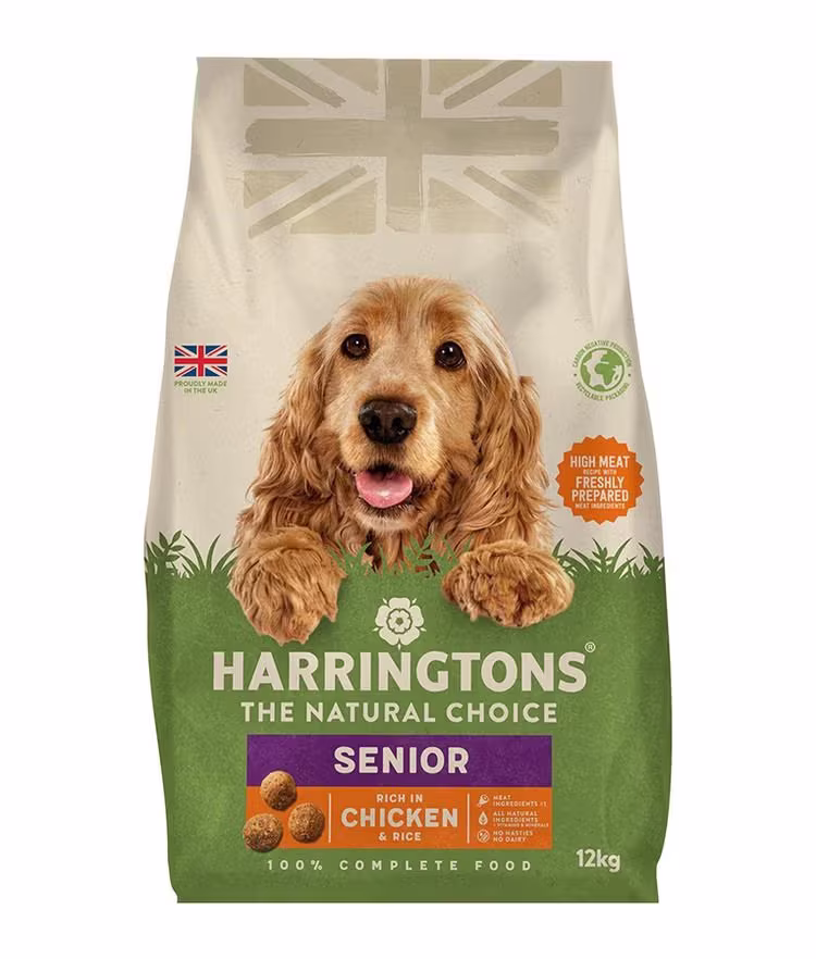 Harringtons Complete Chicken & Rice Senior Dry Dog Food.avif