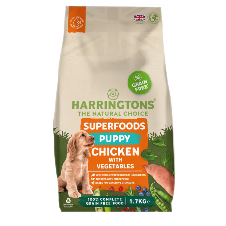 Harringtons Superfoods Chicken with Vegetables Puppy Dry Dog Food.avif