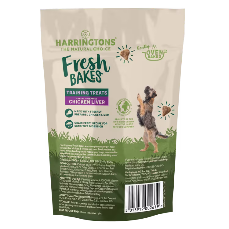 Harringtons Fresh Bake Training Chicken Dog Treats 100g1.avif