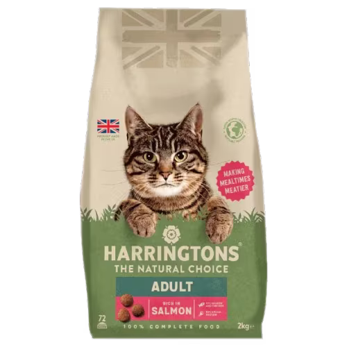 Harringtons Complete Salmon Adult Dry Cat Food 2kg.avif